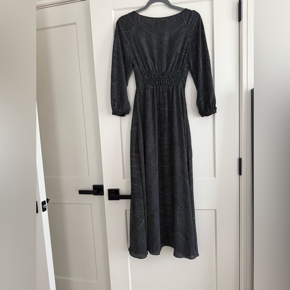 Madewell Balloon Sleeve Ruched midi dress size xxs - Picture 9 of 9